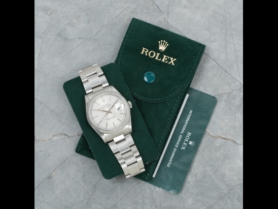 Rolex Datejust 36 Oyster Silver Lining Dial - Rolex Service Guarantee  Watch  16220